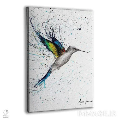 تابلو دکوراتیو مرغ مگس خوار شاد اثر اشوین هریسون - نمای پرسپکتیو محصول