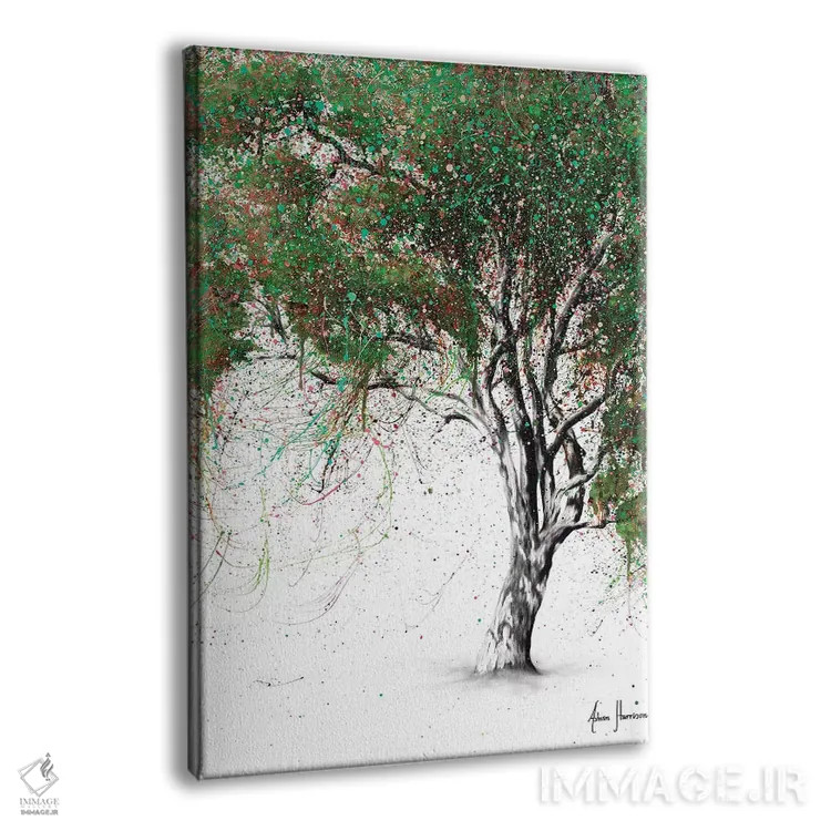 تابلو دکوراتیو درخت صمغ راهنما اثر اشوین هریسون - نمای پرسپکتیو محصول
