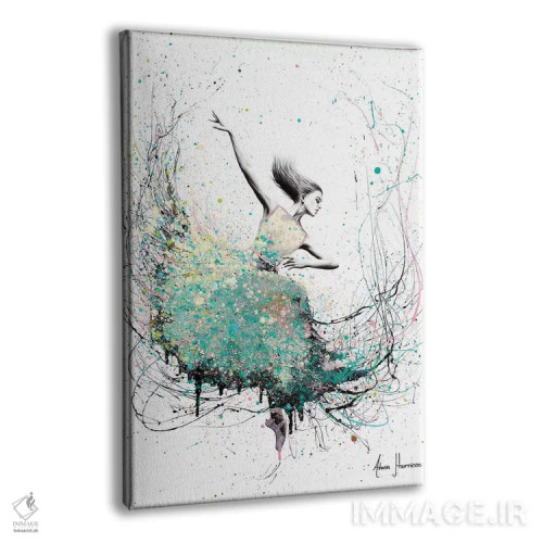 تابلو دکوراتیو رقص واحه اوپال اثر اشوین هریسون - نمای پرسپکتیو محصول