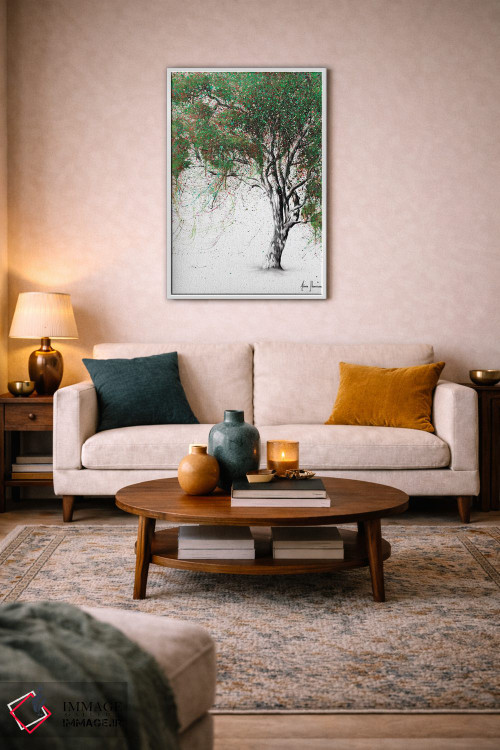 تابلو دکوراتیو درخت صمغ راهنما اثر اشوین هریسون - D2W