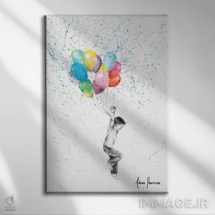 تابلو دکوراتیو امروز همان روز خواهد بود اثر اشوین هریسون - نمای روبهرو روی دیوار