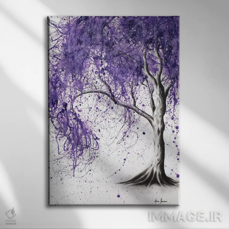 تابلو دکوراتیو پیک نیک جاکاراندا اثر اشوین هریسون - نمای روبهرو روی دیوار