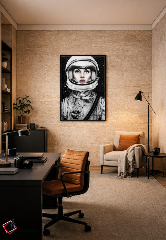 تابلو دکوراتیو دنیای او اثر اشوین هریسون - D6B