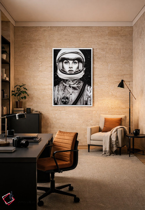 تابلو دکوراتیو دنیای او اثر اشوین هریسون - D6W