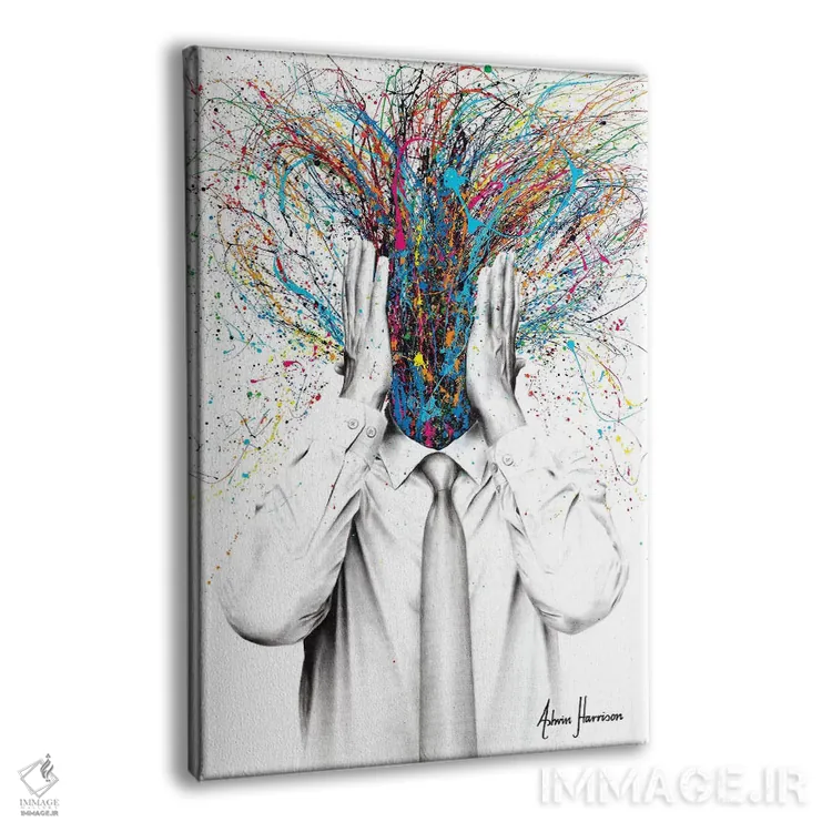 تابلو دکوراتیو ذهن آگاهی اثر اشوین هریسون - نمای پرسپکتیو محصول