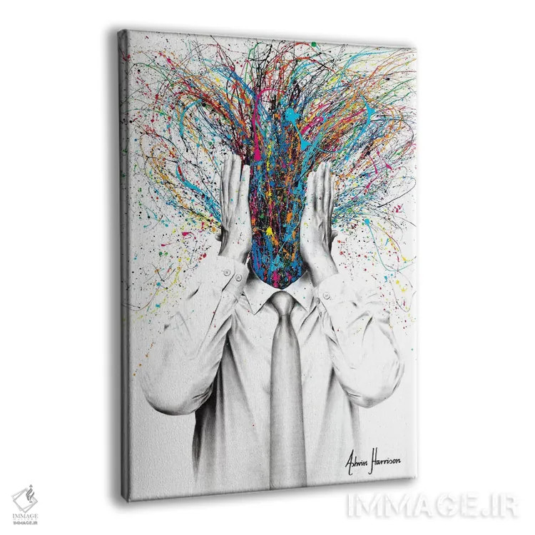 تابلو دکوراتیو ذهن آگاهی اثر اشوین هریسون - نمای پرسپکتیو محصول