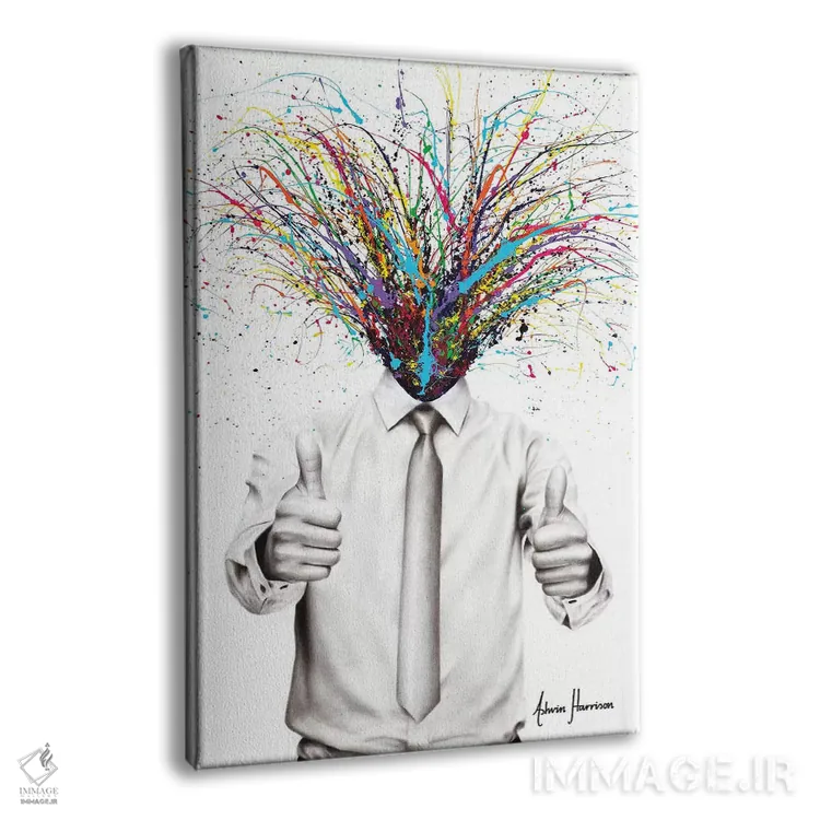 تابلو دکوراتیو آرام باش اثر اشوین هریسون - نمای پرسپکتیو محصول
