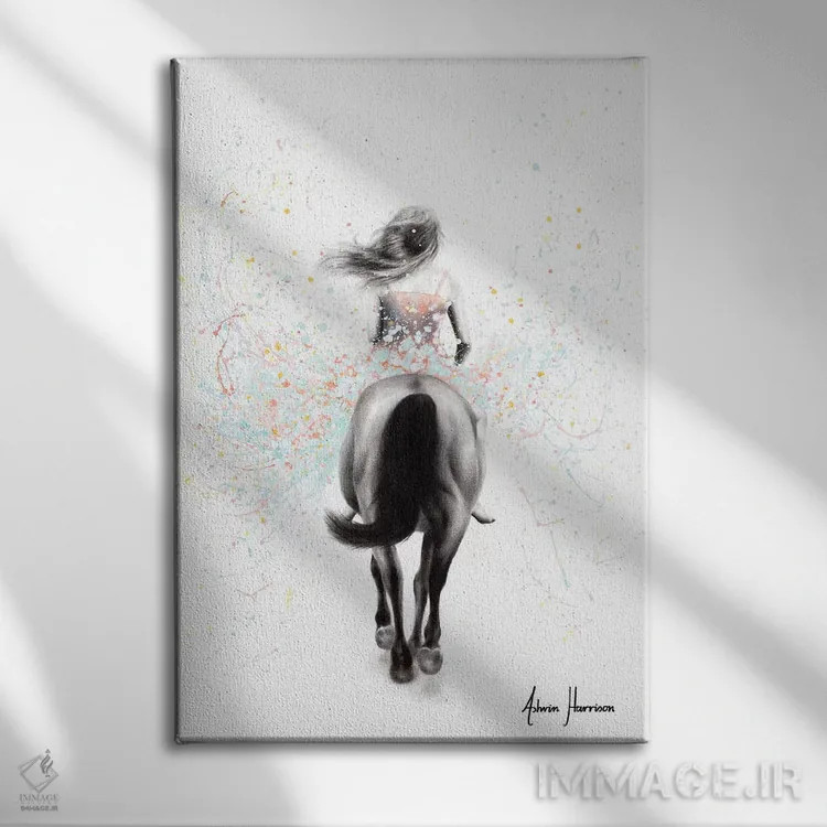 تابلو دکوراتیو یافتن راه خود اثر اشوین هریسون - نمای روبهرو روی دیوار