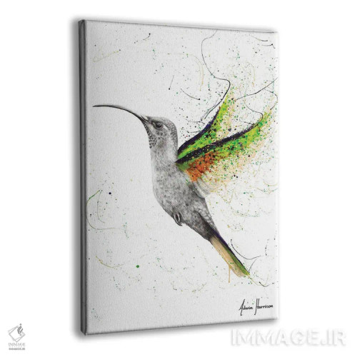 تابلو دکوراتیو مرغ مگس قهرمان اثر اشوین هریسون - نمای پرسپکتیو محصول
