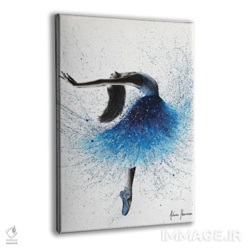 تابلو دکوراتیو رقص فواره کریستالی اثر اشوین هریسون - نمای پرسپکتیو محصول