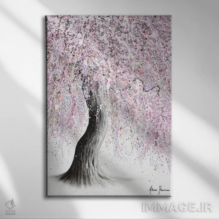 تابلو دکوراتیو درخت رقص ماه ژوئن اثر اشوین هریسون - نمای روبهرو روی دیوار