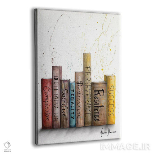 تابلو دکوراتیو سفر به تکامل اثر اشوین هریسون - نمای پرسپکتیو محصول