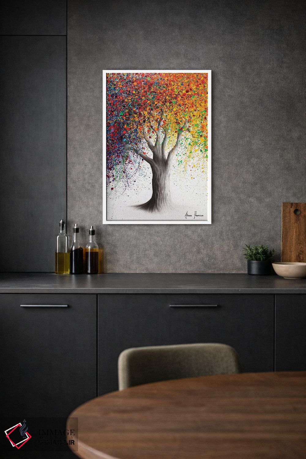 تابلو دکوراتیو درخت فصل شگفت انگیز اثر اشوین هریسون - D2W