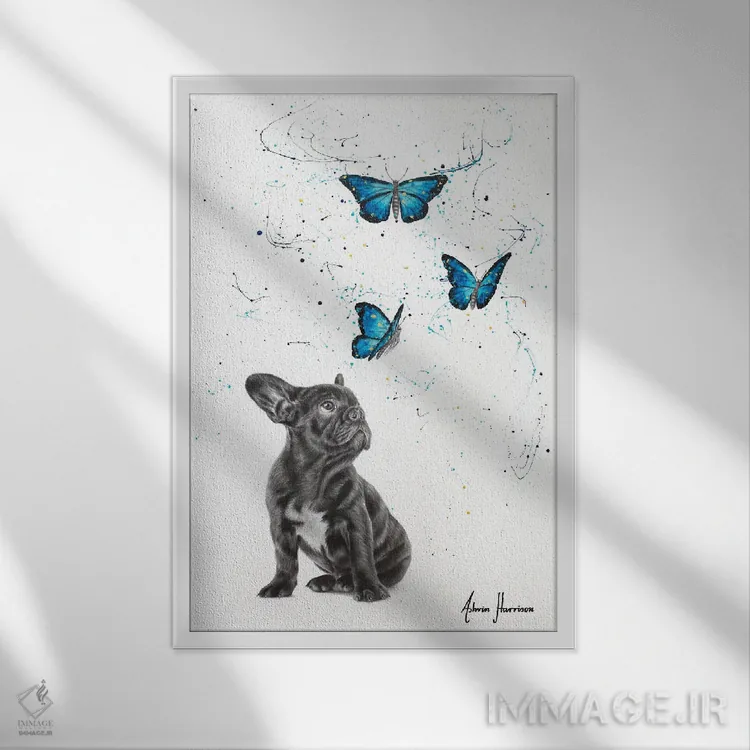 تابلو دکوراتیو خیال پردازی اثر اشوین هریسون - نمای قابدار سفید