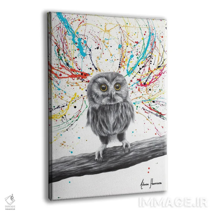 تابلو دکوراتیو یکی وحشی اثر اشوین هریسون - نمای پرسپکتیو محصول
