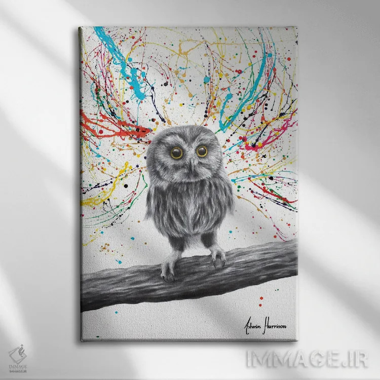 تابلو دکوراتیو یکی وحشی اثر اشوین هریسون - نمای روبهرو روی دیوار