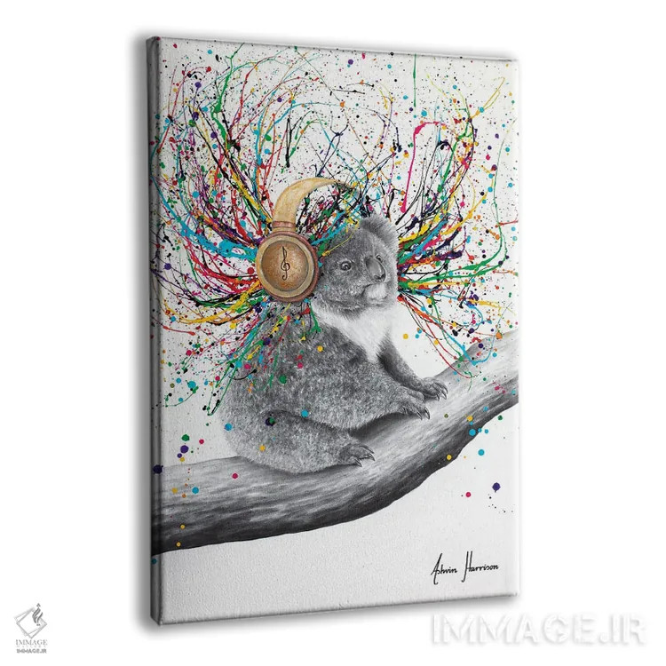 تابلو دکوراتیو اوج کوالا اثر اشوین هریسون - نمای پرسپکتیو محصول