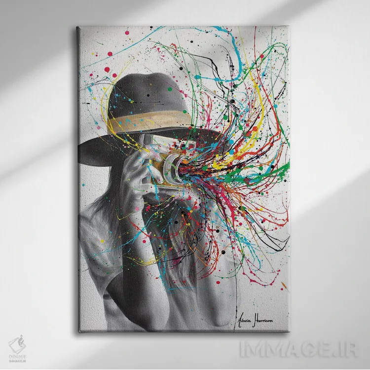 تابلو دکوراتیو عکاسی اثر اشوین هریسون - نمای روبهرو روی دیوار