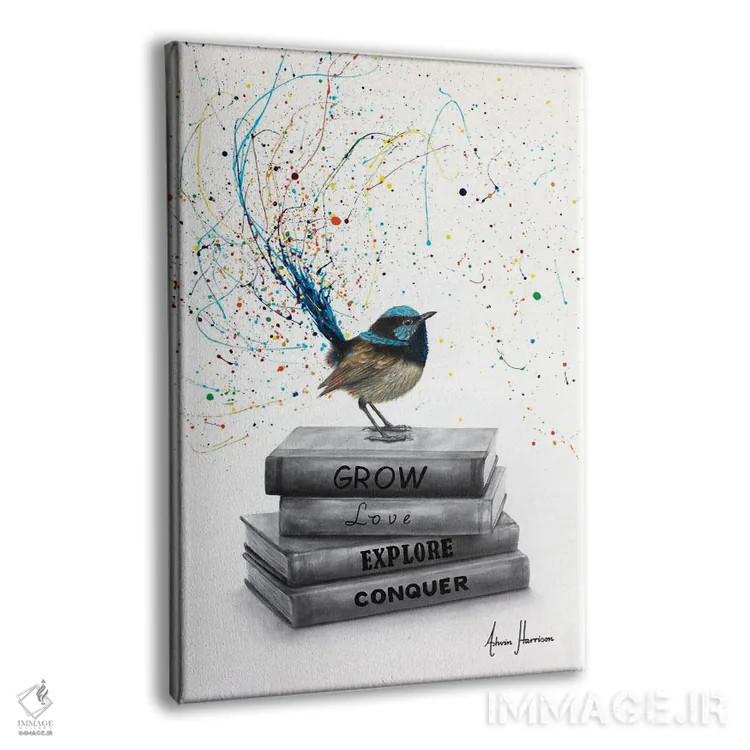 تابلو دکوراتیو ساختن کتاب اثر اشوین هریسون - نمای پرسپکتیو محصول