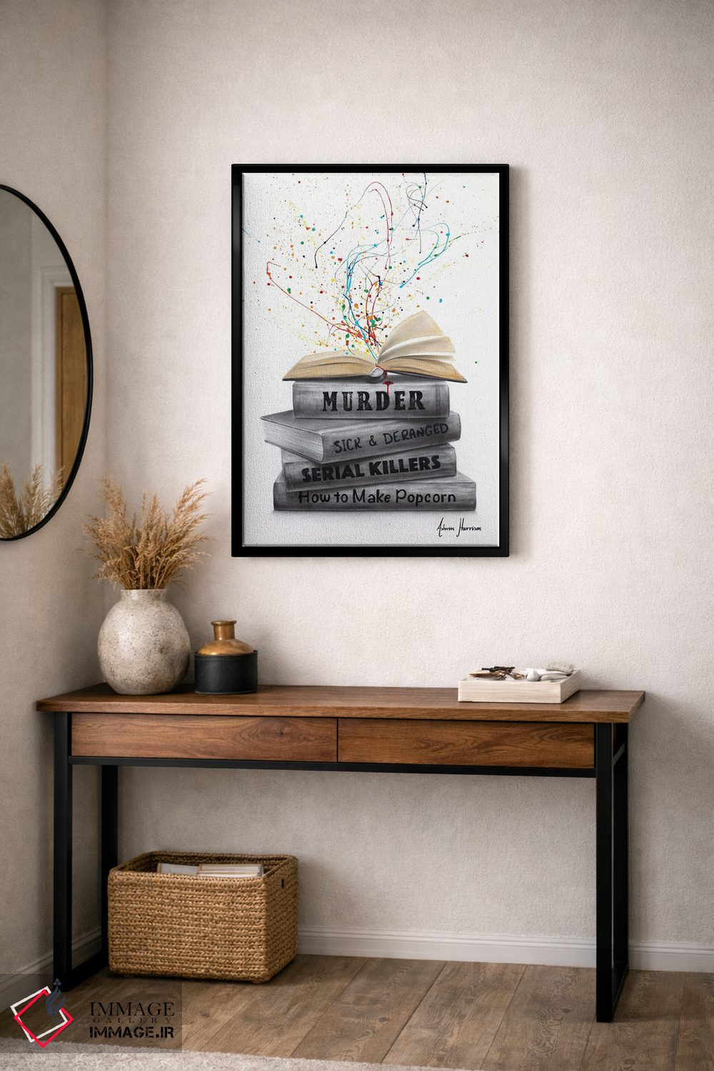 تابلو دکوراتیو شب جمعه در خانه اثر اشوین هریسون - D2B