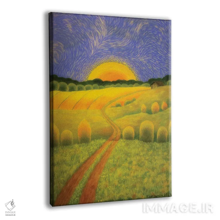 تابلو دکوراتیو صبح روستایی اثر ویکو سویکانن - نمای پرسپکتیو محصول