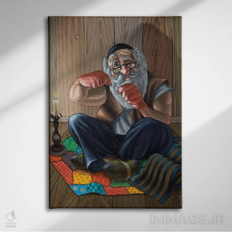 تابلو دکوراتیو اگر من پادشاه بودم اثر ویکتور مولو - نمای روبهرو روی دیوار