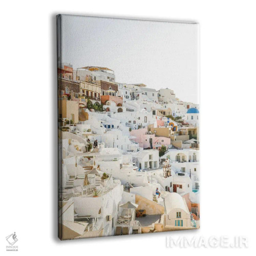 تابلو دکوراتیو طلوع بر فراز کالدرا اثر ویکتوریا متاکساس - نمای پرسپکتیو محصول
