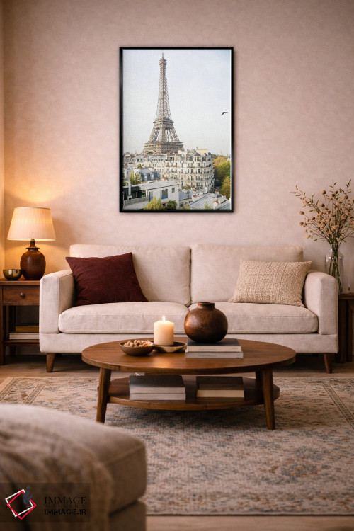 تابلو دکوراتیو غروب ایفل اثر ویکتوریا متاکساس - D4B