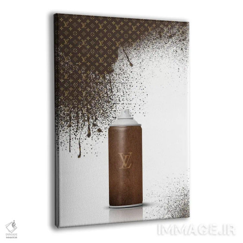 تابلو مدرن اسپری LV اثر الکساندر ونانسیو - نمای پرسپکتیو محصول