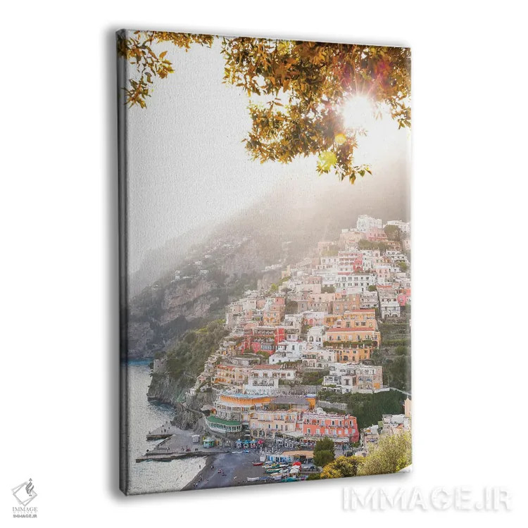 تابلو دکوراتیو درخشش پوزیتانو اثر ویکتوریا متاکساس - نمای پرسپکتیو محصول