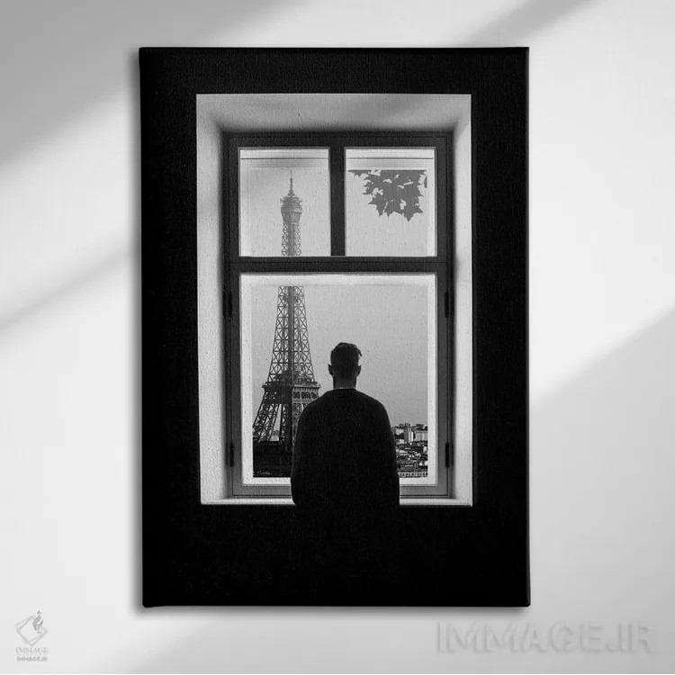 تابلو دکوراتیو پاریس اثر الکساندر ونانسیو - نمای روبهرو روی دیوار