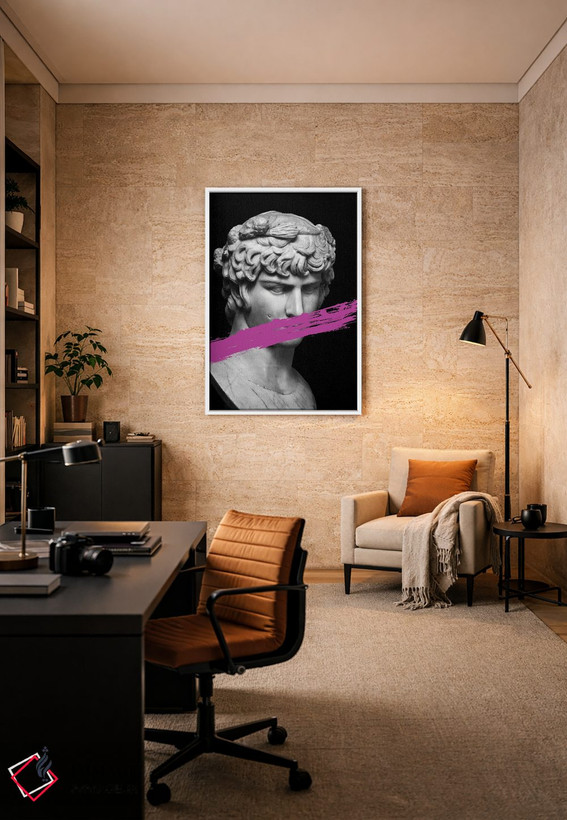 تابلو دکوراتیو شاهکارهای ریمیکس ۱ اثر الکساندر ونانسیو - D6W