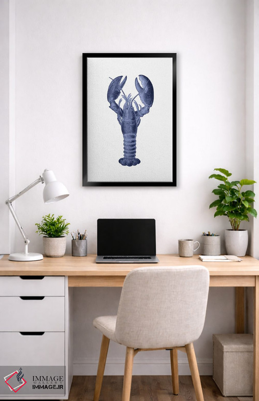 تابلو دکوراتیو خرچنگ آبی اثر الکساندر ونانسیو - D4B