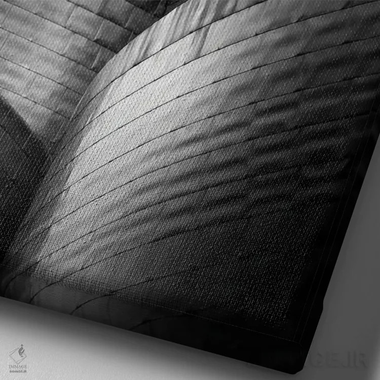 تابلو دکوراتیو موزه گوگنهایم بیلبائو II اثر الکساندر ونانسیو - نمای نزدیک بافت بوم