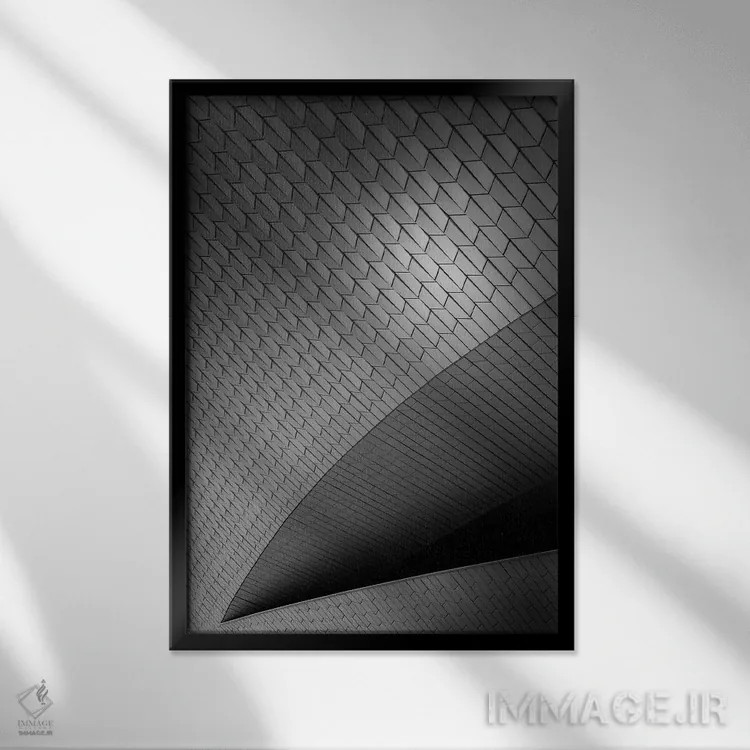 تابلو دکوراتیو موزه مات لیسبون پرتغال II اثر الکساندر ونانسیو - نمای قابدار مشکی
