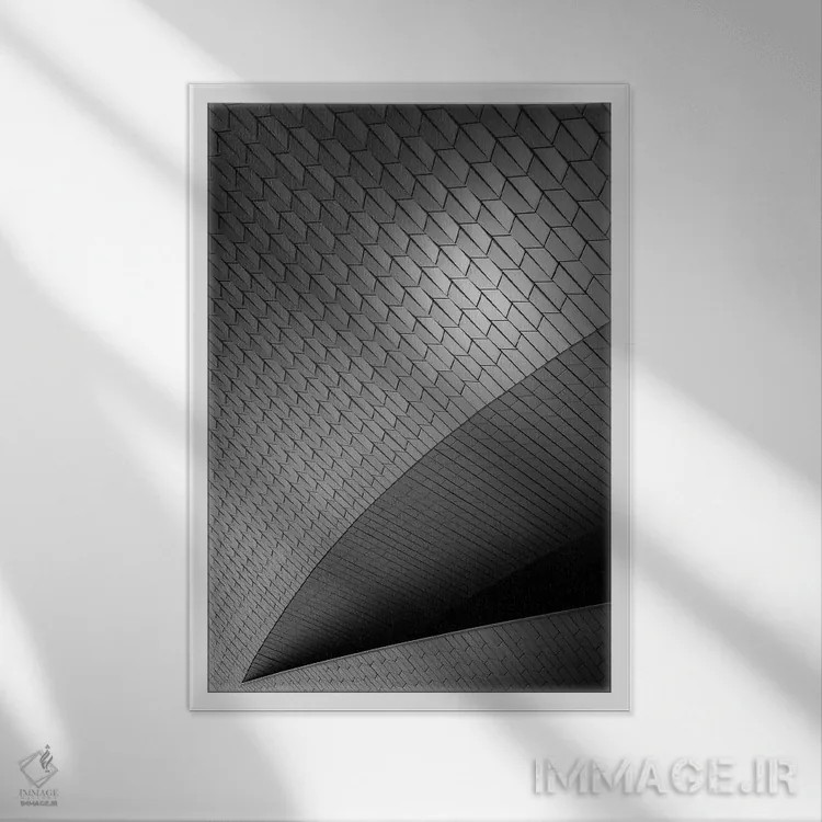 تابلو دکوراتیو موزه مات لیسبون پرتغال II اثر الکساندر ونانسیو - نمای قابدار سفید