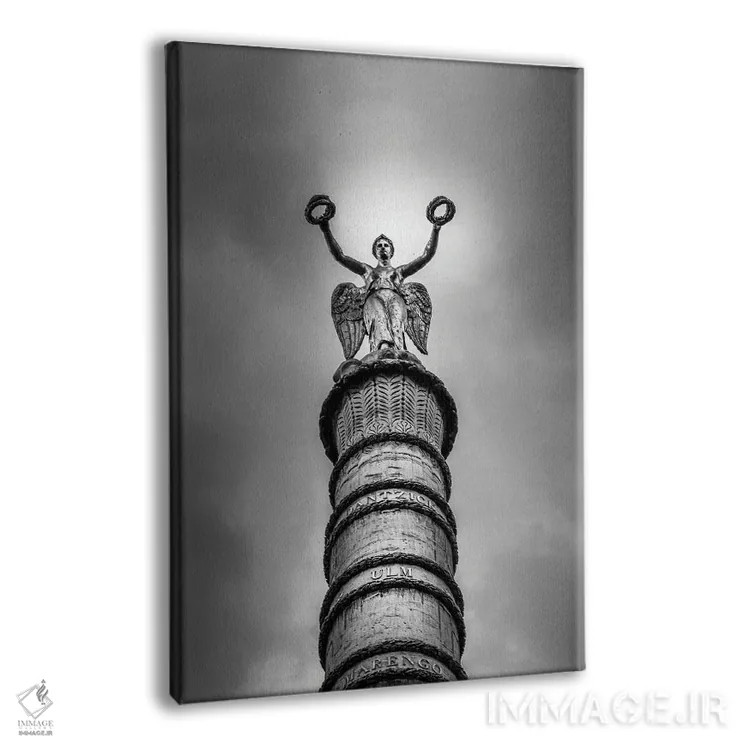 تابلو دکوراتیو پاریس سیاه و سفید اثر الکساندر ونانسیو - نمای پرسپکتیو محصول