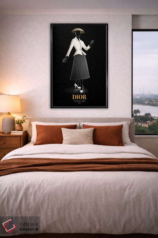 تابلو دکوراتیو Christian Dior, 1947,ظاهر نو، کریستین دیور، ۱۹۴۷ اثر الکساندر ونانسیو - D6B