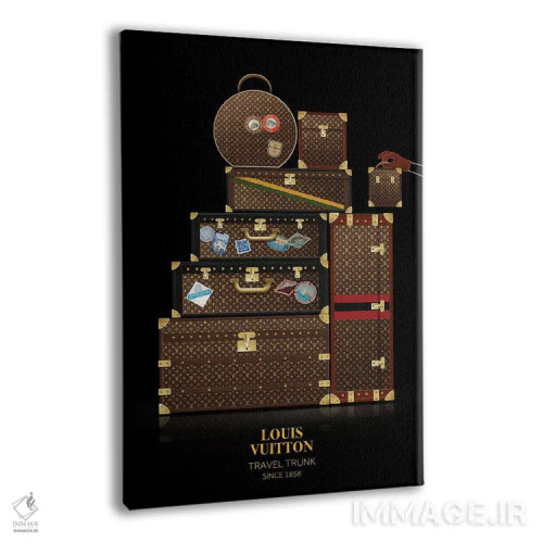 تابلو دکوراتیو Louis Vuitton, Since 1858,صندوق مسافرتی، لویی ویتون، ا… اثر الکساندر ونانسیو - نمای پرسپکتیو محصول