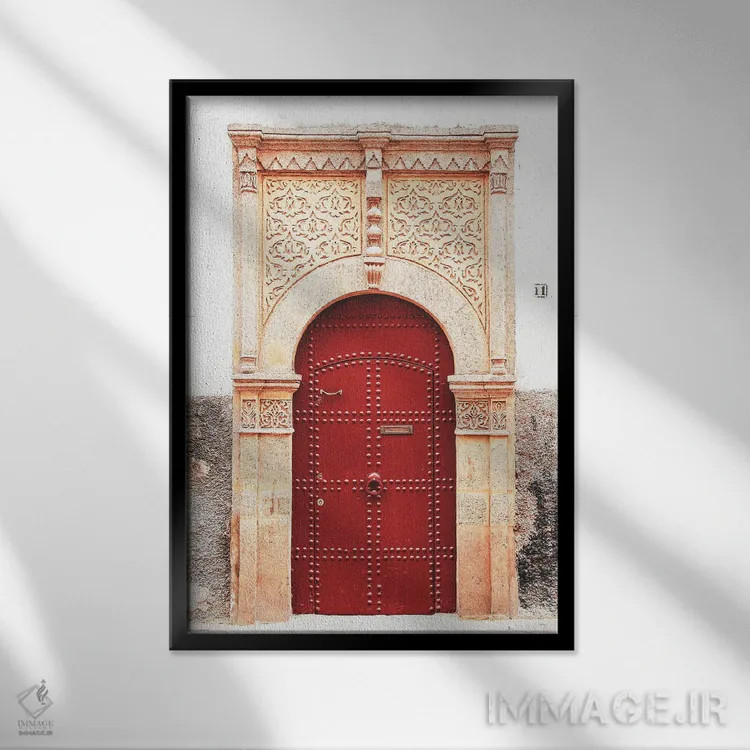 تابلو دکوراتیو مراکش اثر الکساندر ونانسیو - نمای قابدار مشکی
