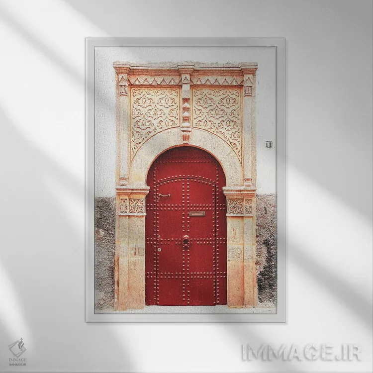 تابلو دکوراتیو مراکش اثر الکساندر ونانسیو - نمای قابدار سفید