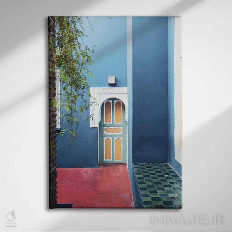 تابلو دکوراتیو مراکش اثر الکساندر ونانسیو - نمای روبهرو روی دیوار
