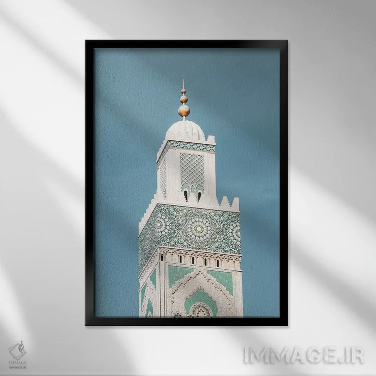 تابلو دکوراتیو مراکش اثر الکساندر ونانسیو - نمای قابدار مشکی
