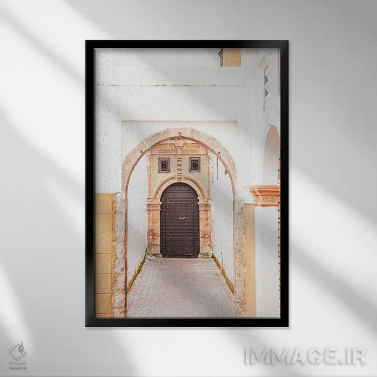 تابلو دکوراتیو مراکش اثر الکساندر ونانسیو - نمای قابدار مشکی