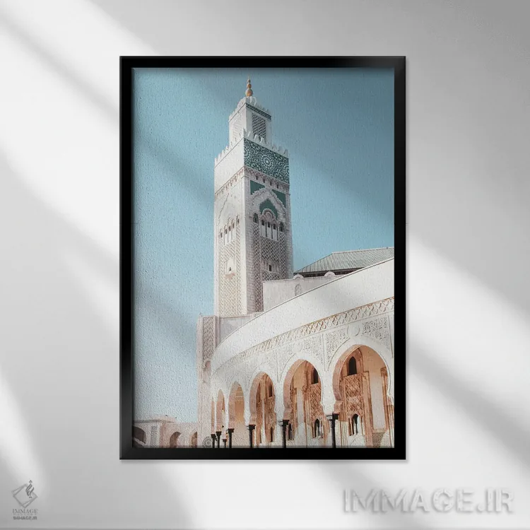 تابلو دکوراتیو مراکش اثر الکساندر ونانسیو - نمای قابدار مشکی
