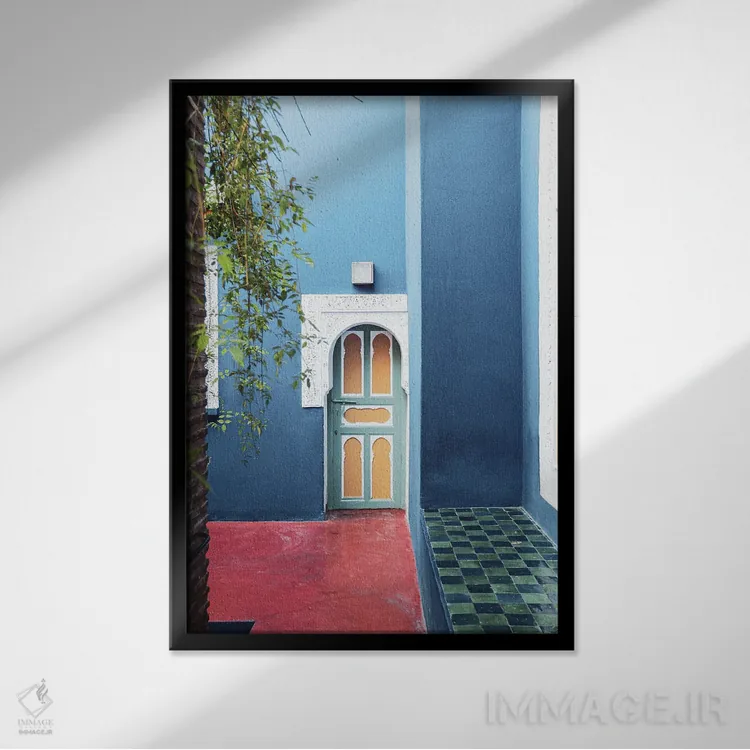 تابلو دکوراتیو مراکش اثر الکساندر ونانسیو - نمای قابدار مشکی