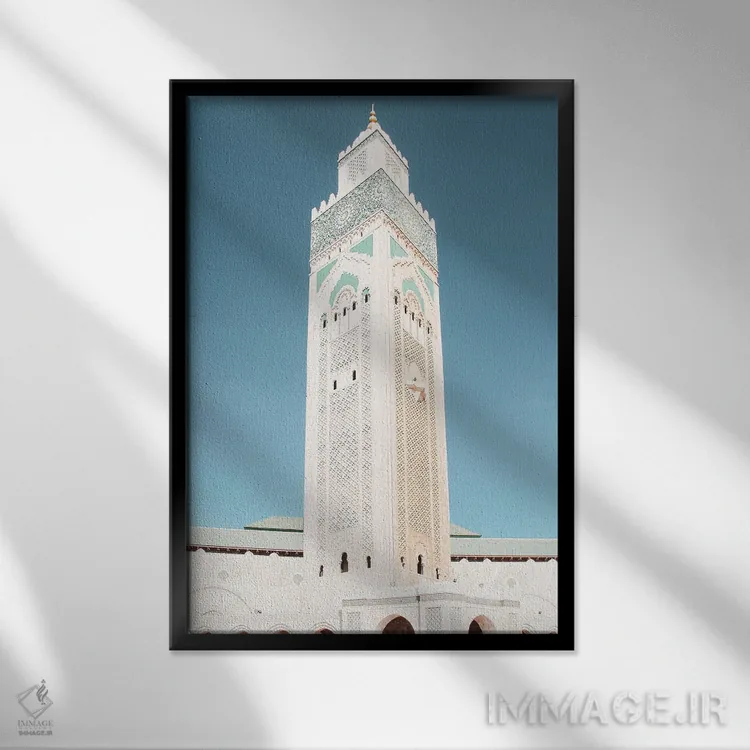 تابلو دکوراتیو مراکش اثر الکساندر ونانسیو - نمای قابدار مشکی