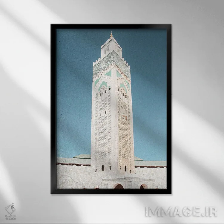 تابلو دکوراتیو مراکش اثر الکساندر ونانسیو - نمای قابدار مشکی