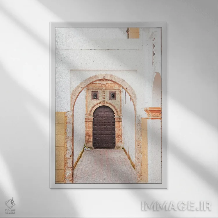 تابلو دکوراتیو مراکش اثر الکساندر ونانسیو - نمای قابدار سفید