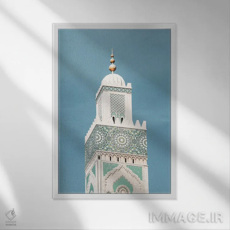 تابلو دکوراتیو مراکش اثر الکساندر ونانسیو - نمای قابدار سفید